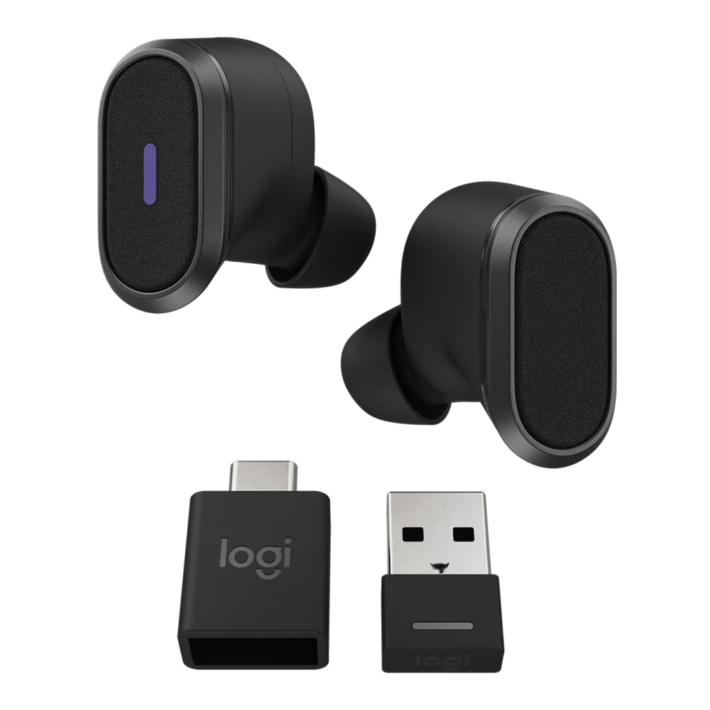 A Photo Of Logitech Zone True Wireless Bluetooth® Earbuds for Business – Noise-Canceling Mic & Exceptional Sound Quality