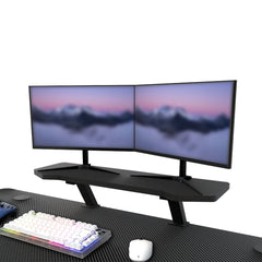 A Photo Of Fantech ACGD171 Ergonomic Carbon Fiber Monitor Stand – Durable, Scratch and Water Resistant Design