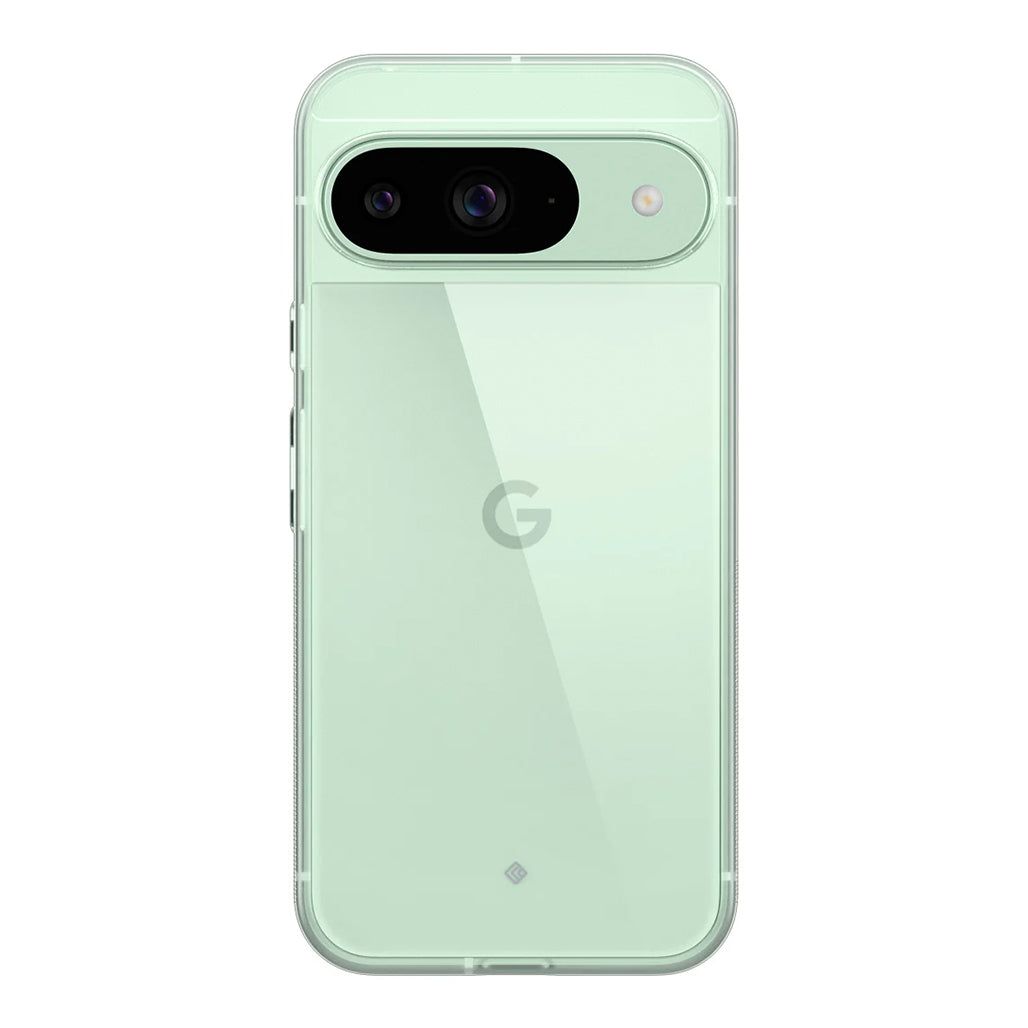 A Photo Of Caseology Capella Clear Case for Google Pixel 9 / 9 Pro and Pixel 9 Pro XL – Shock Absorbent, Anti-Yellowing, Military Grade Protection, and Wireless Charging Compatible