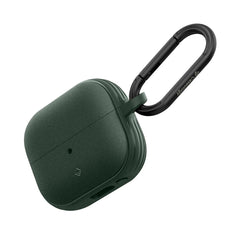 A Photo Of Caseology Vault Case for Samsung Galaxy Buds 3 / 3 Pro - Midnight Green with Secure Grip and Carabiner