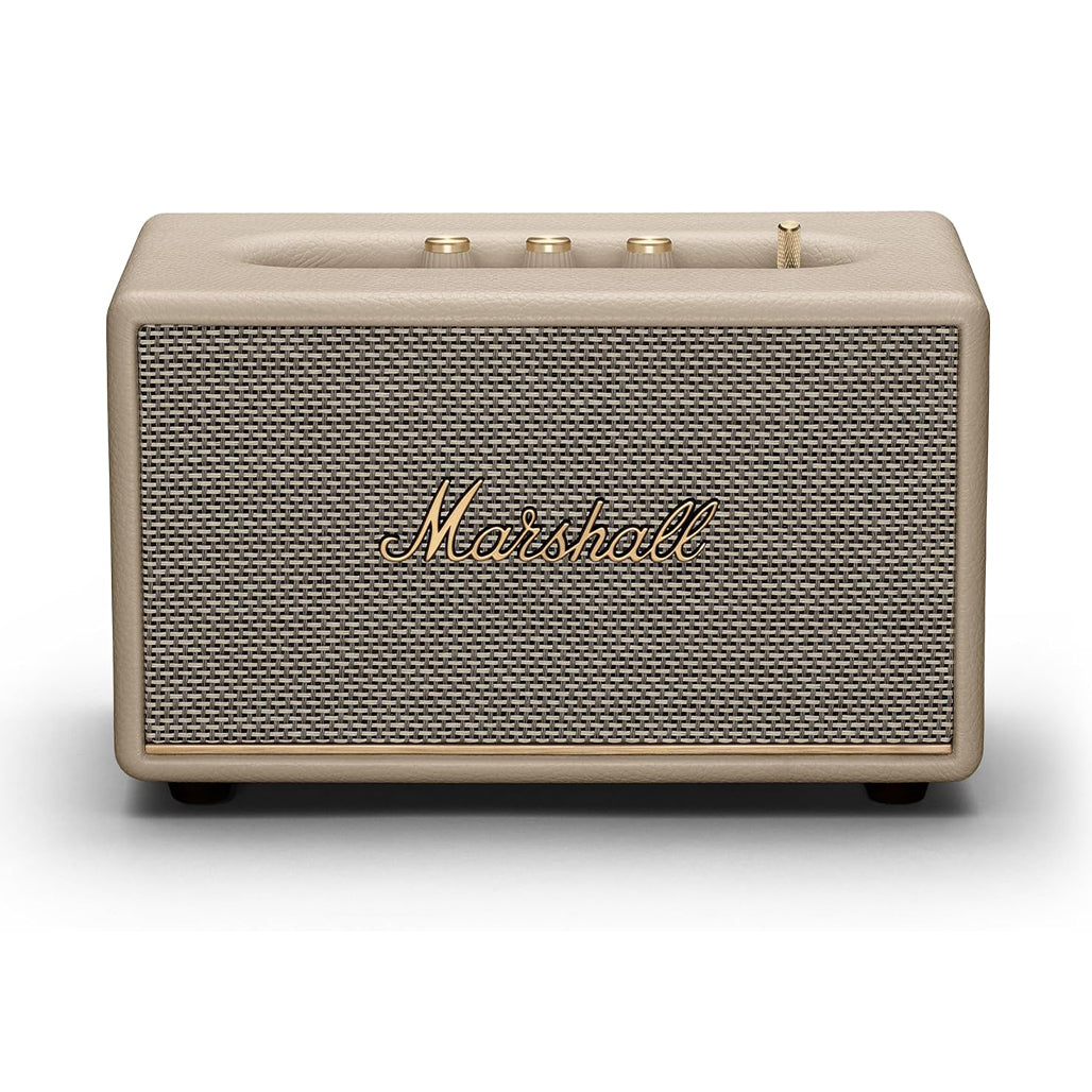 A Photo Of Marshall Acton III Bluetooth Speaker System - 60W RMS, Wide Soundstage, Bluetooth 5.2, Compact Bass-Reflex Design