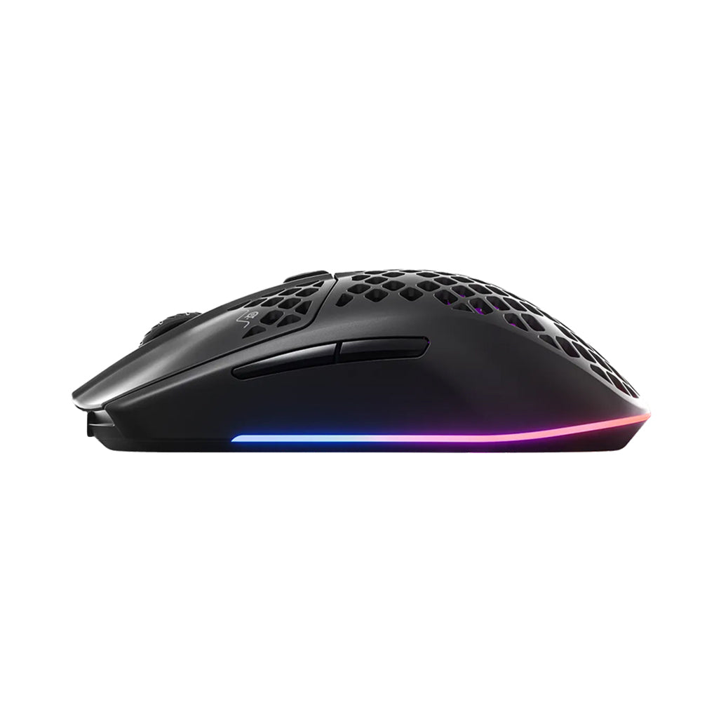 SteelSeries Aerox 3 Onyx - Wireless Ultra Lightweight Super-Fast Mouse with AquaBarrier, 32979054952700, Available at 961Souq