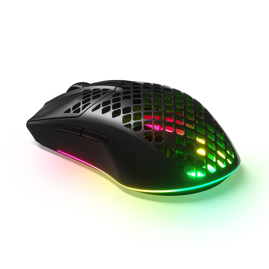 SteelSeries Aerox 3 Onyx - Wireless Ultra Lightweight Super-Fast Mouse with AquaBarrier, 32979054919932, Available at 961Souq