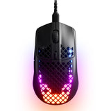 SteelSeries Aerox 3 Onyx - Wired Ultra Lightweight Super-Fast Mouse with AquaBarrier