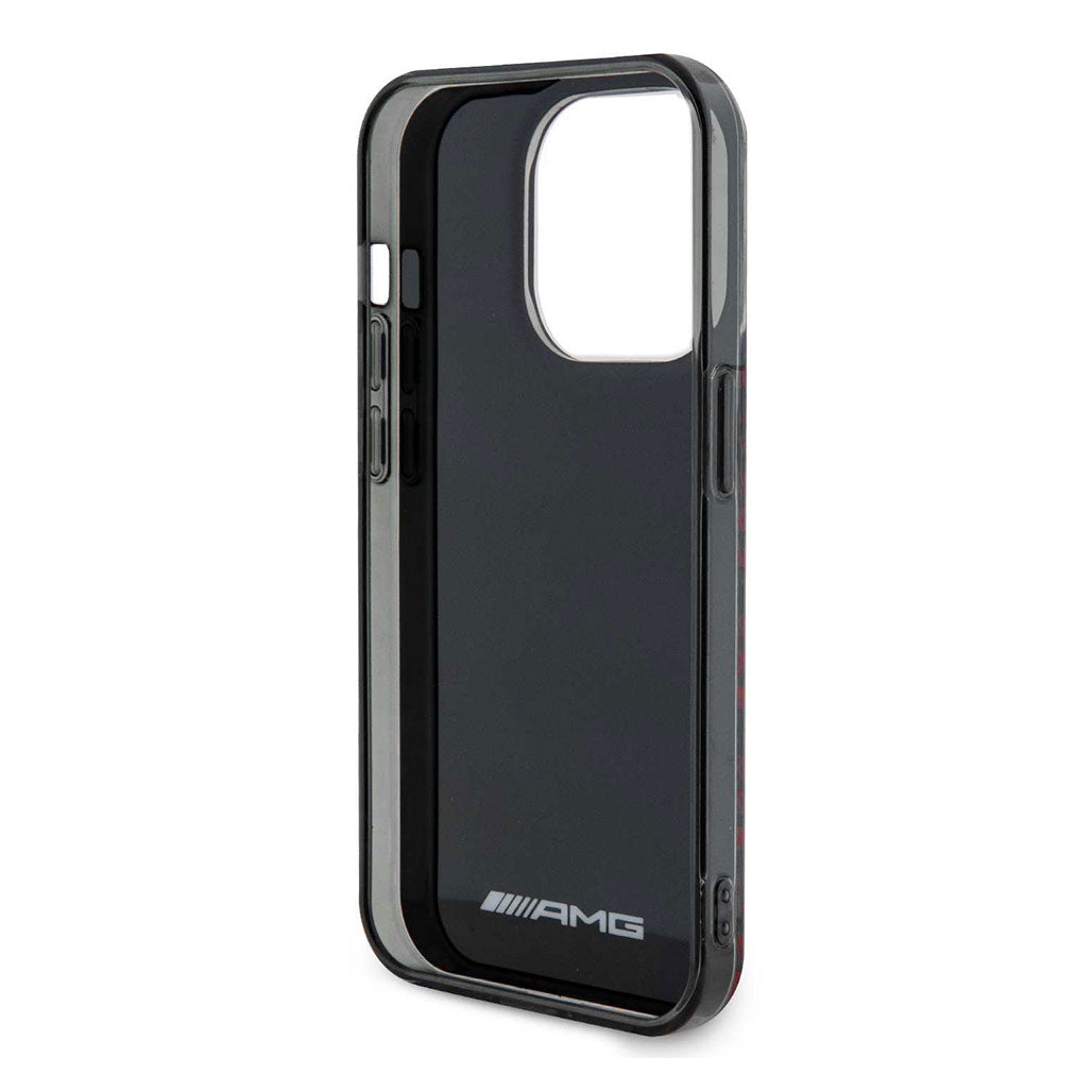 AMG Double Layer Case for iPhone 15 Pro with Rhombuses & Large AMG Logo, 32621486997756, Available at 961Souq