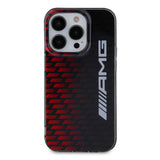 AMG Double Layer Case for iPhone 15 Pro with Rhombuses & Large AMG Logo
