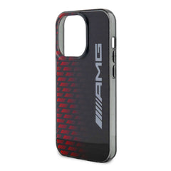 AMG Double Layer Case for iPhone 15 Pro with Rhombuses & Large AMG Logo