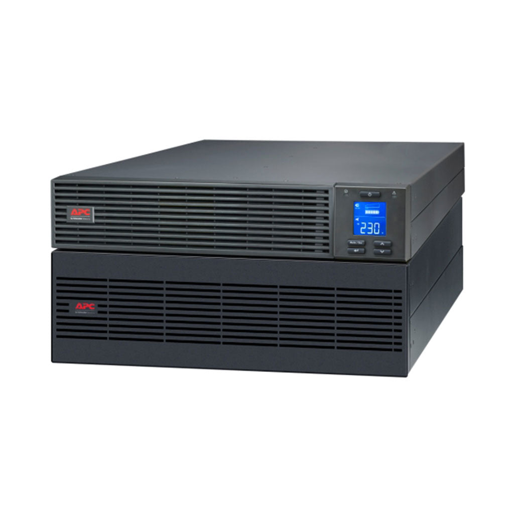 APC Easy UPS On-Line, 10kVA/10kW, Rackmount 5U, 230V, Hard wire 3-wire(1P+N+E) outlet, Intelligent Card Slot, LCD, Extended Runtime, W/ Rail Kit, 31849826648316, Available at 961Souq
