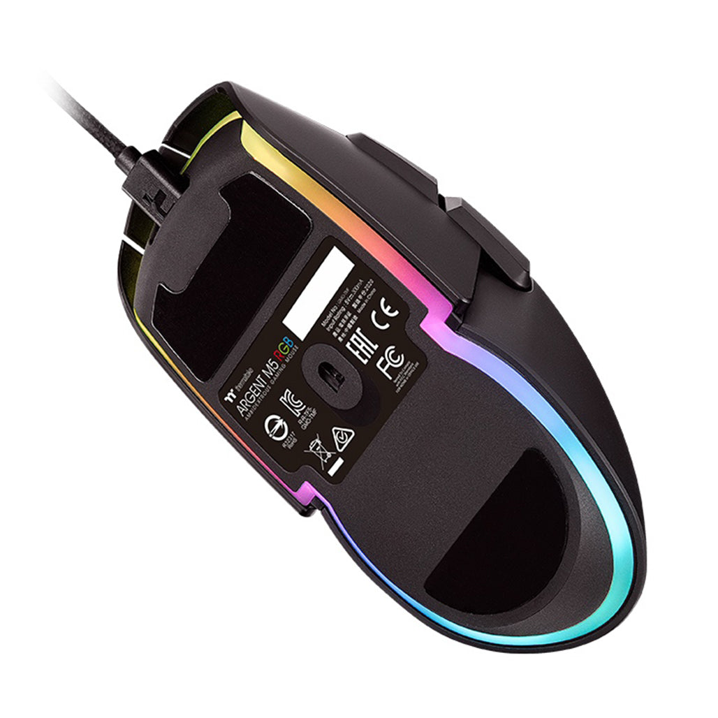Thermaltake Argent M5 RGB Wired Gaming Mouse | GMO-TMF-WDOOBK-01, 32892545466620, Available at 961Souq