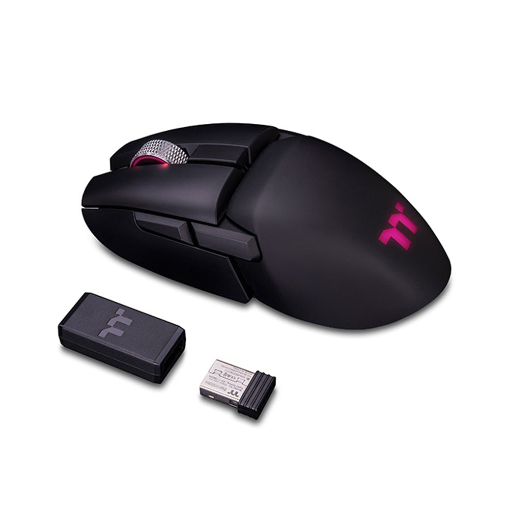 A Photo Of Thermaltake ARGENT M5 Wireless RGB Gaming Mouse – Bluetooth 5.0, 16,000 DPI, Fast Charging, Customizable RGB Lighting | GMO-TMF-HYOOBK-01