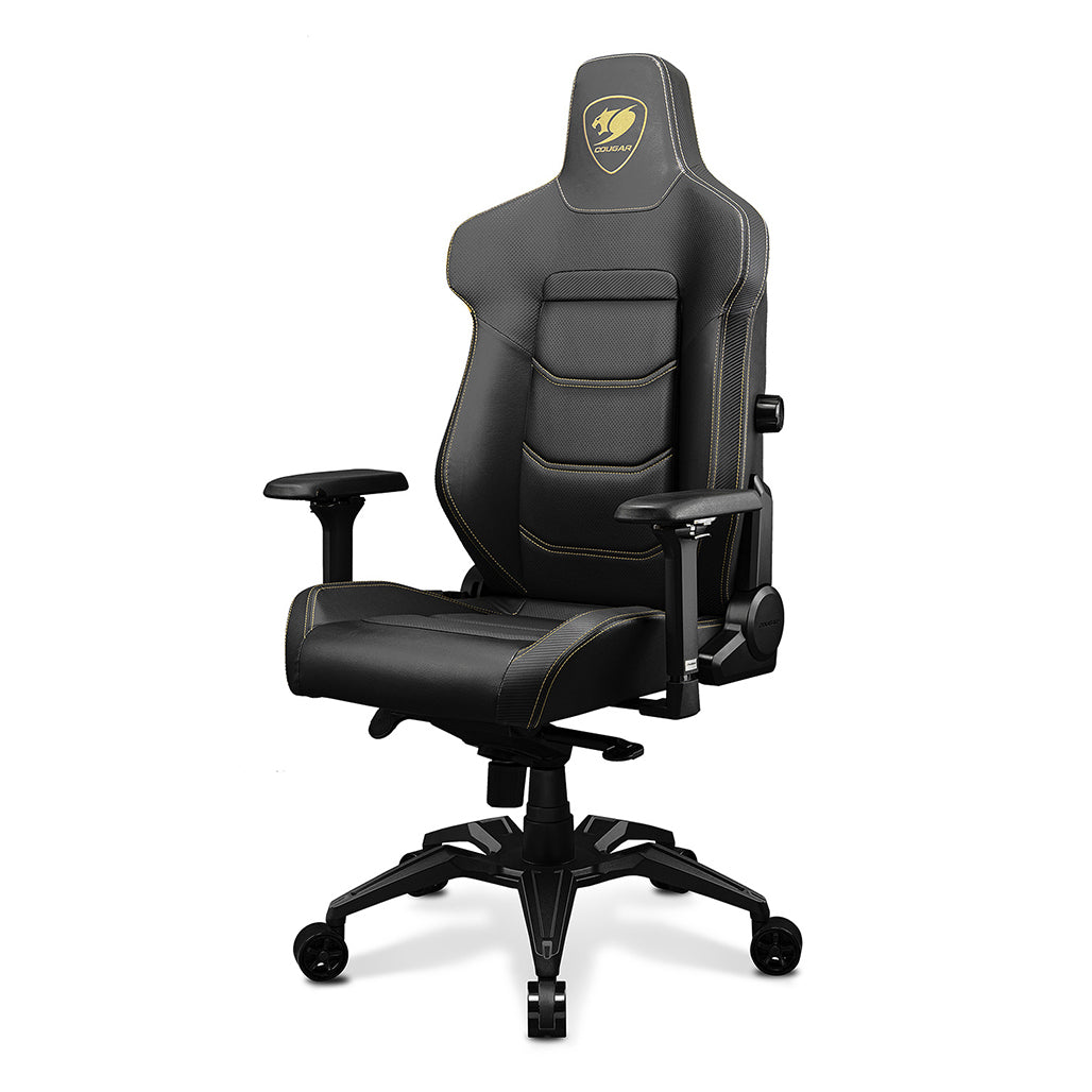 A Photo Of Cougar Armor Evo Royal Gaming Chair - Ergonomic Design with 180º Recline, 4-Way Lumbar Support & Premium PVC Leather