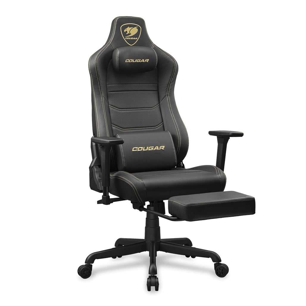 A Photo Of Cougar ARMOR EVO S Gaming Chair (Gold/Black) – Ultimate Support and Comfort for Gamers