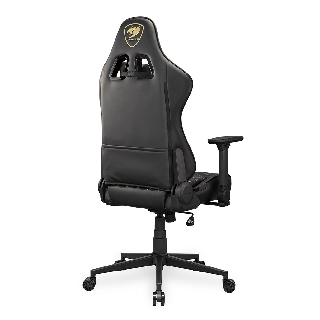 A Photo Of Cougar Armor One V2 Gold Gaming Chair – Premium Comfort, Adjustable Design & Versatile Upholstery Options