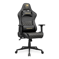 A Photo Of Cougar Armor One V2 Gold Gaming Chair – Premium Comfort, Adjustable Design & Versatile Upholstery Options