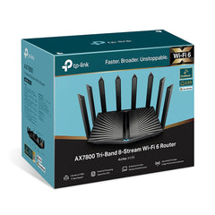 A Photo Of TP-Link Archer AX95 AX7800 Tri-Band 8-Stream Wi-Fi 6 Router | High-Speed, High-Capacity Network