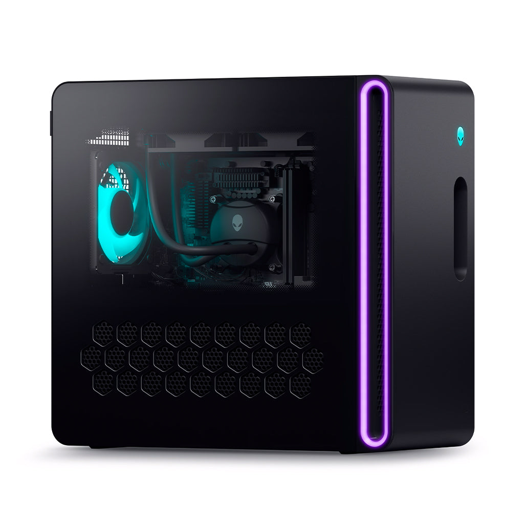 A Photo Of Dell Alienware Aurora R16 Gaming Desktop: Core I9-14900F - 32GB DDR5 RAM - 1TB SSD - RTX 4070Ti Super 16GB - Includes Dell Keyboard and Mouse