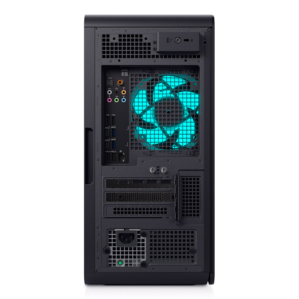 A Photo Of Dell Alienware Aurora R16 Gaming Desktop: Core i7-13700F - 16GB RAM - 1TB SSD - RTX 4060Ti 8GB - Includes Dell Keyboard and Mouse