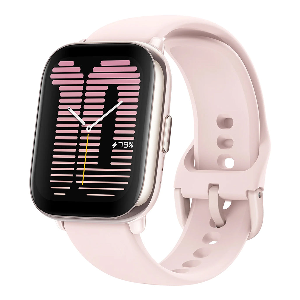 A Photo Of Amazfit Active Petal Pink Fitness Smartwatch - 1.75