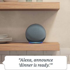 Amazon Echo(4th Gen) With premium sound, smart home hub, and Alexa