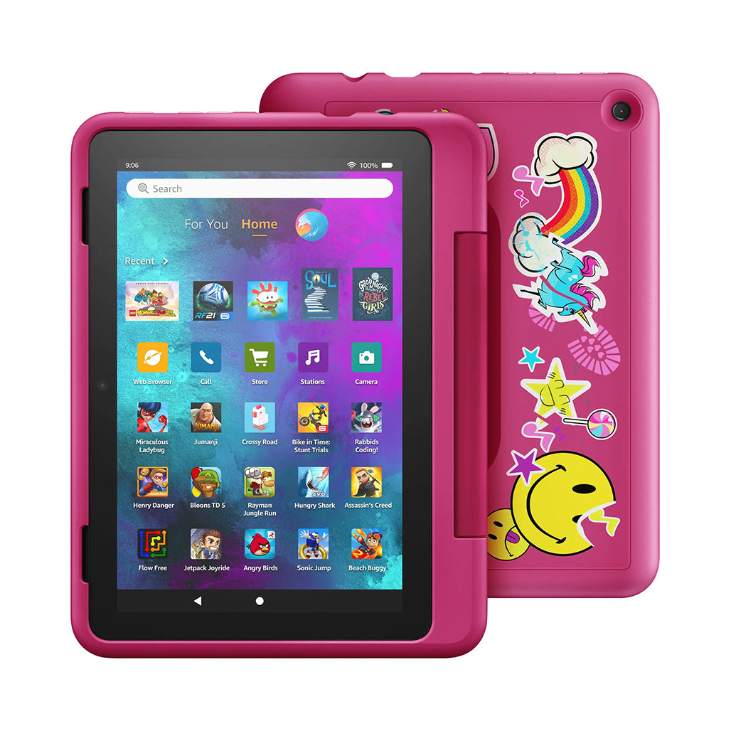 A Photo Of Amazon Fire HD 8 Kids Pro (2022) 8” HD Display, 32 GB Storage, Kid-Friendly Case, and Parental Controls