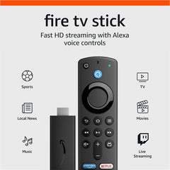 A Photo Of Amazon Fire TV Stick HD (3rd Gen) – 8GB Storage, Dolby Atmos, Alexa Voice Remote, WiFi 5 Streaming Device