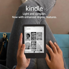 A Photo Of Amazon Kindle 11th Gen (2024) - Compact 16GB eReader with Glare-Free 300 PPI Display, Adjustable Light, Long Battery Life, USB-C Charging – Black