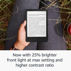 A Photo Of Amazon Kindle 11th Gen (2024) - Compact 16GB eReader with Glare-Free 300 PPI Display, Adjustable Light, Long Battery Life, USB-C Charging – Black