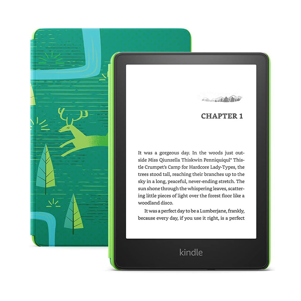 Amazon Kindle Paperwhite Kids 16GB (11th Gen) - Emerald Forest, 32804048371964, Available at 961Souq