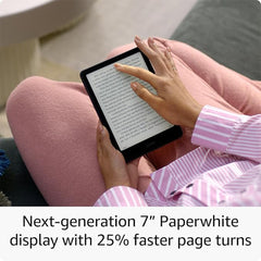 A Photo Of Amazon Kindle Paperwhite Signature Edition (32GB) – Gen 12 | Waterproof, Auto-Adjusting Light, and Wireless Charging