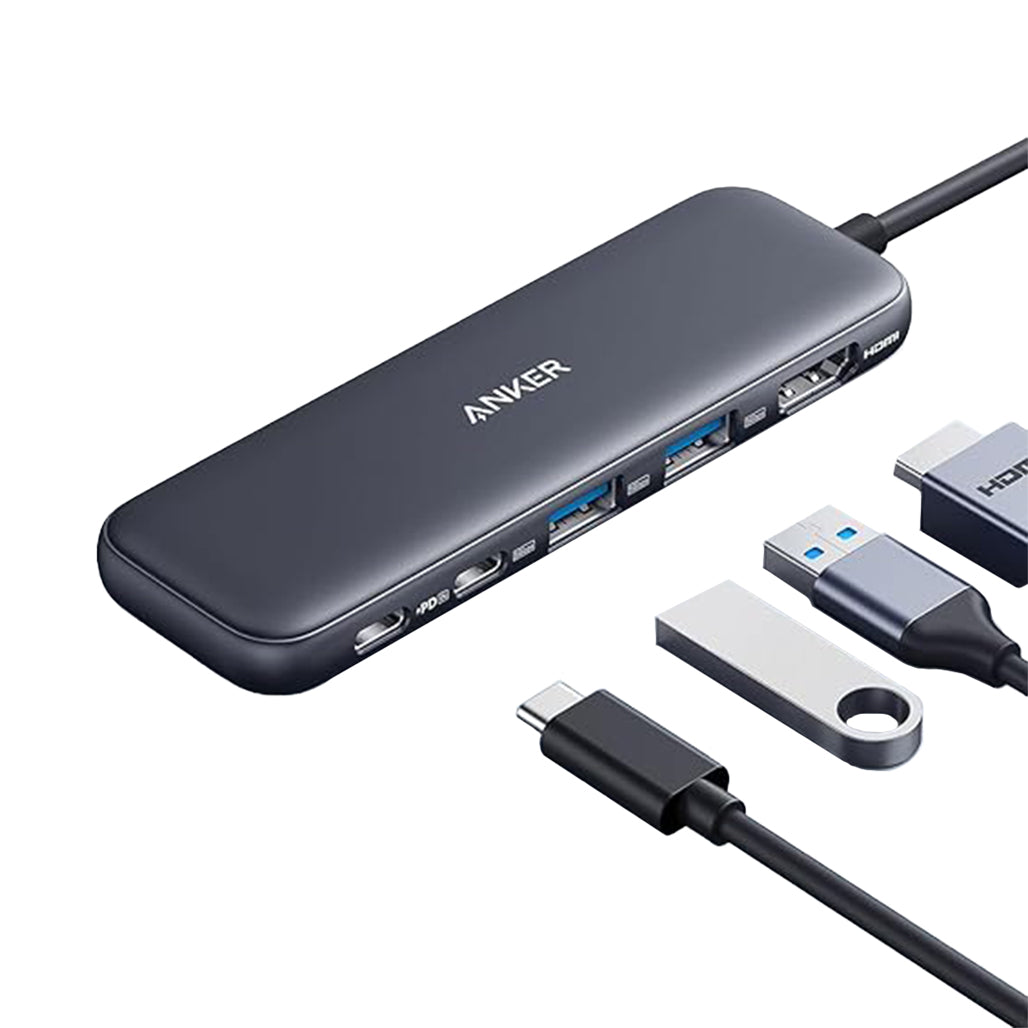 A Photo Of Anker 332 - USB-C Hub (5-in-1)