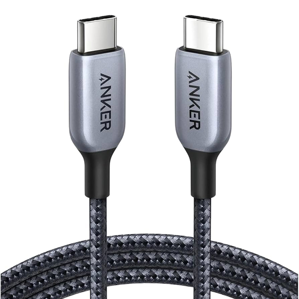 A Photo Of Anker 765 USB-C to USB-C Cable (Nylon) 240W 6ft – Durable and Fast Charging Cable for Apple & Samsung Devices