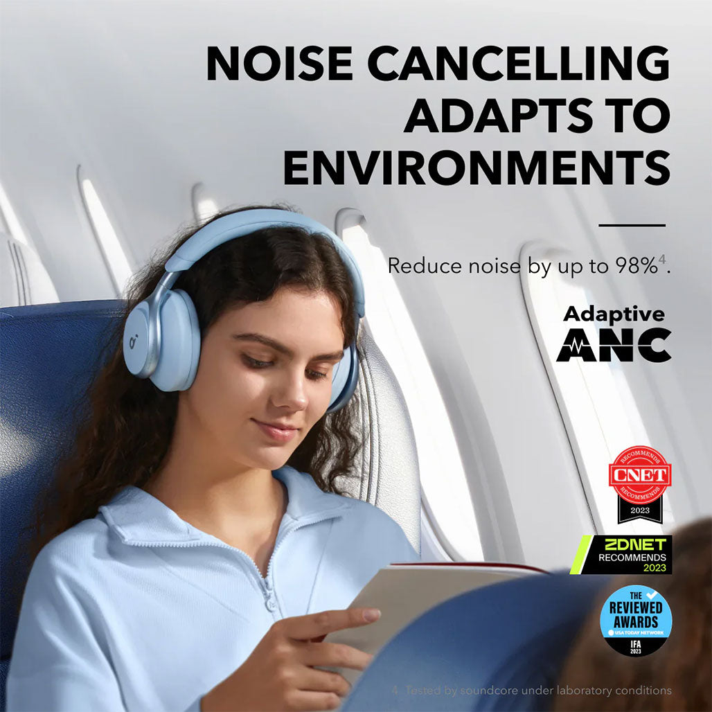 A Photo Of Anker Soundcore Space One - Premium Active Noise Cancelling Headphones