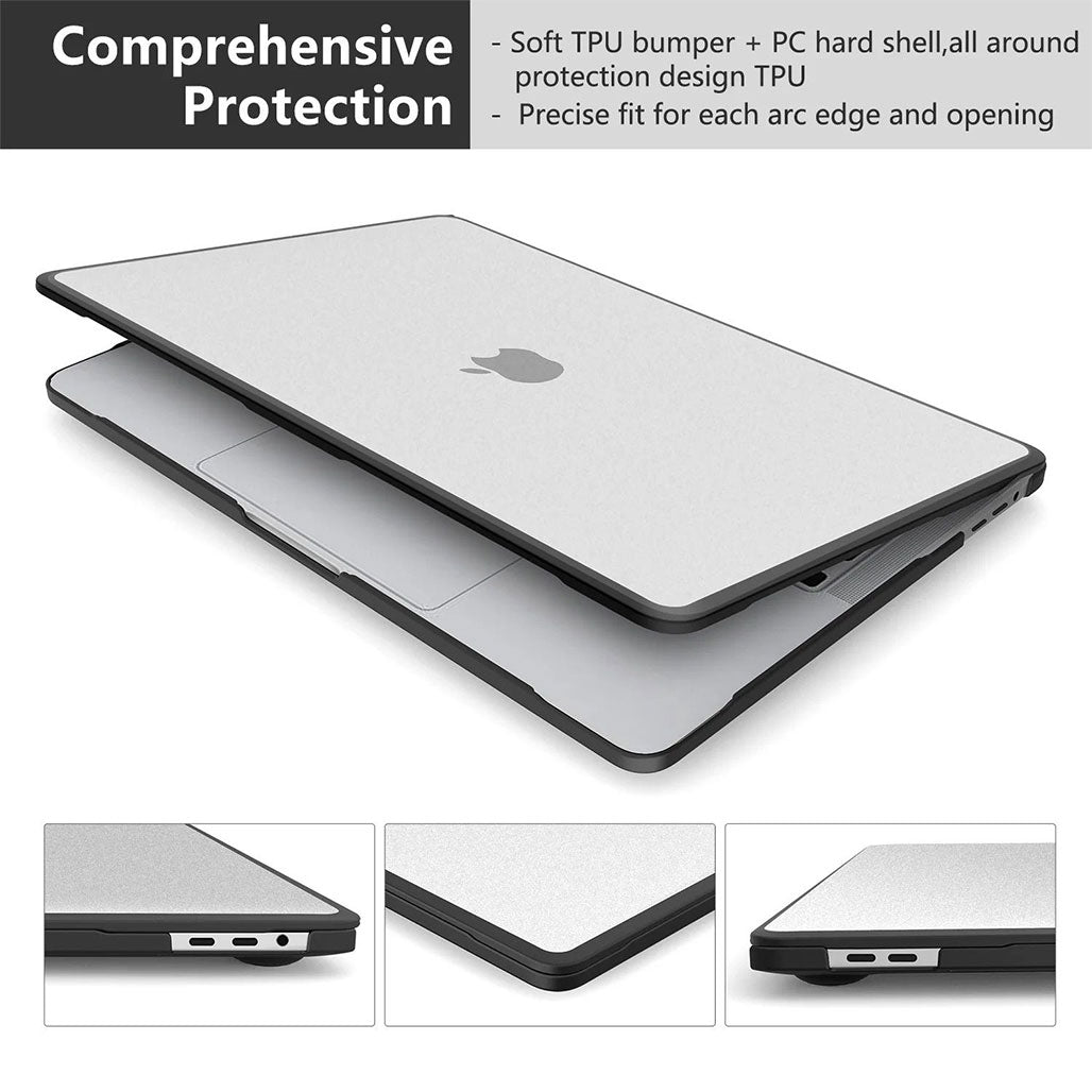Apple MacBook Hardshell with Anti-Shock Edge Protection | Available for MacBook Air and Pro M1,M2, 31969762836732, Available at 961Souq