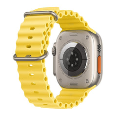 Apple Watch Ultra (2022) 49mm - Titanium Case/Yellow Ocean Band MNH93/A - Open Box