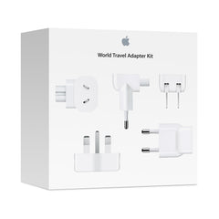 A Photo Of Apple World Travel Adapter Kit – Universal AC Plugs for Global Compatibility with iPod, iPhone, iPad, and Mac Notebooks