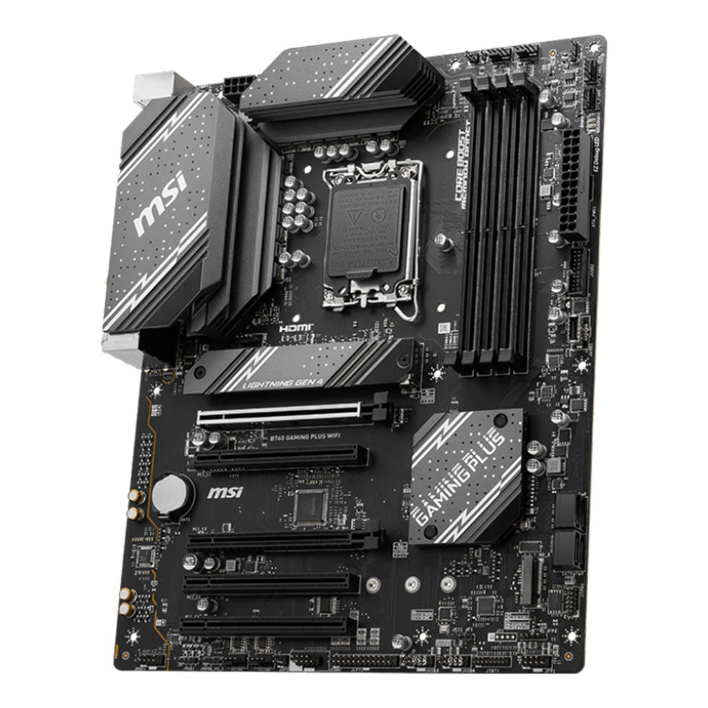 MSI Motherboard B760 Gaming Plus Wifi 911-7D98-012, 32597393703164, Available at 961Souq