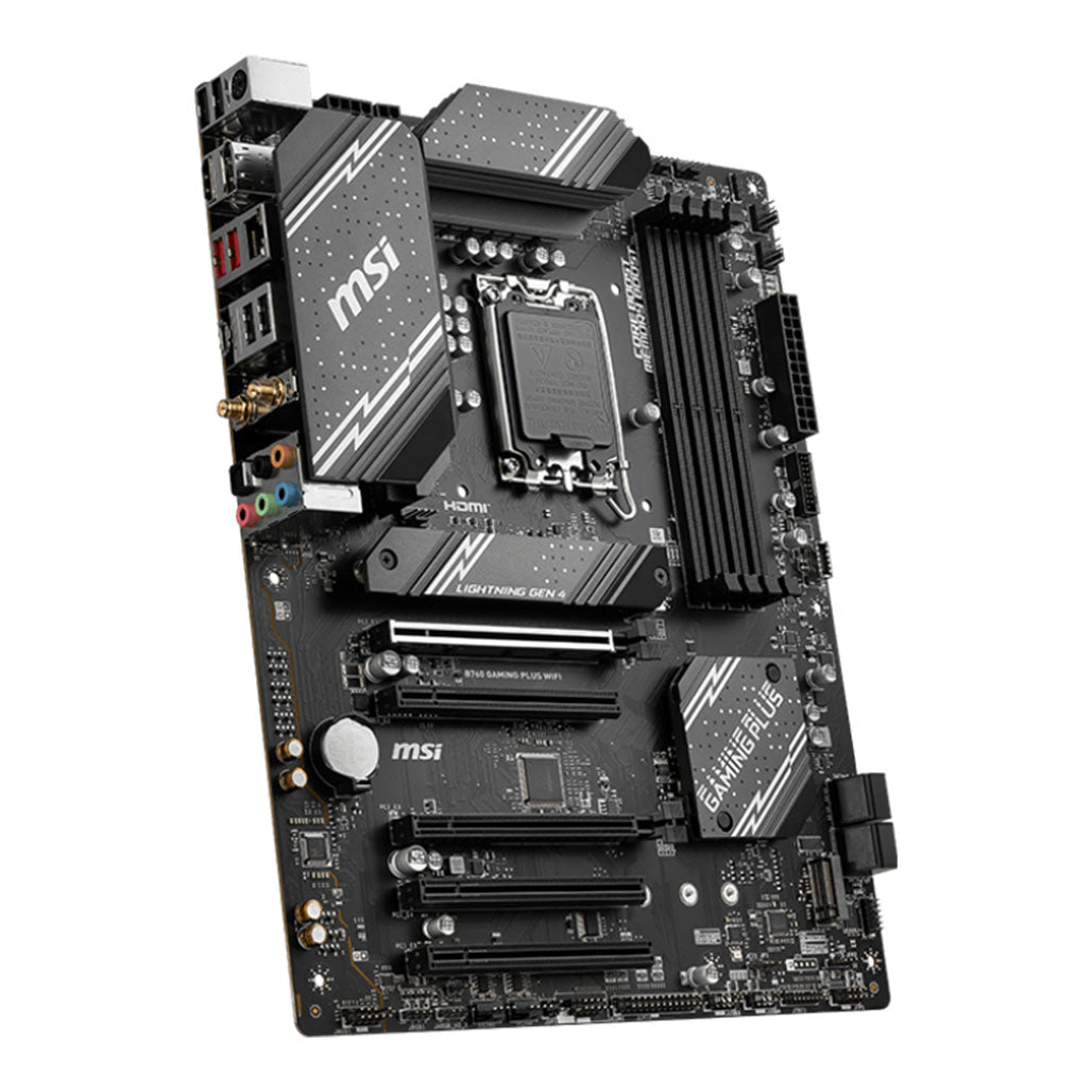MSI Motherboard B760 Gaming Plus Wifi 911-7D98-012, 32597393670396, Available at 961Souq