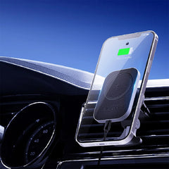 A Photo Of Blupebble NaviMag 3-in-1 Wireless Charger with MagSafe Car Mount and 38W Car Charger