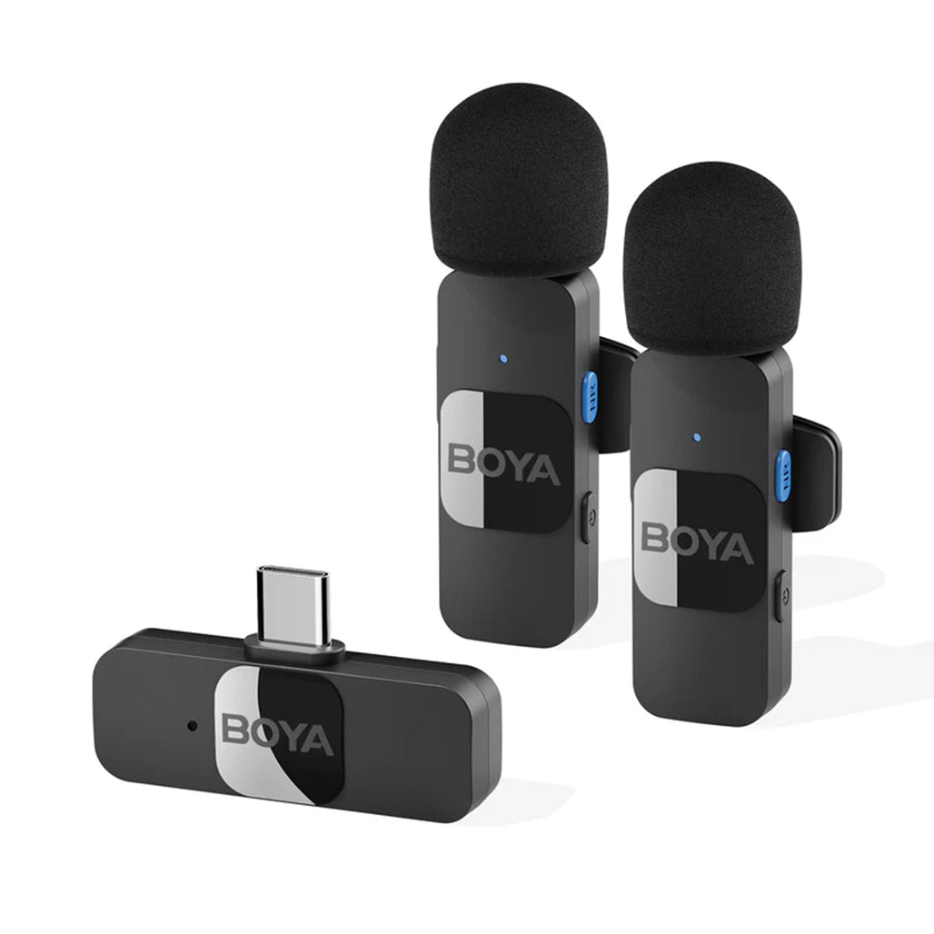 A Photo Of BOYA BY-V20 - Dual Wireless Lavalier Microphone for Android