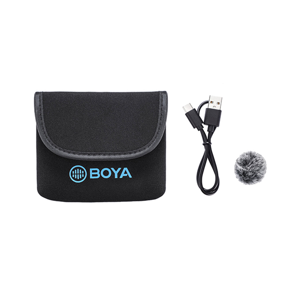 A Photo Of Boya BY-M1V3 - 2.4GHz Dual-Channel Wireless Microphone System for USB-C Devices