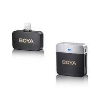 Boya BY-M1V5 - 2.4GHz Dual-Channel Wireless Microphone System | Lightning