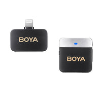 Boya BY-M1V5 - 2.4GHz Dual-Channel Wireless Microphone System | Lightning