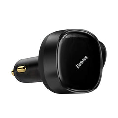 A Photo Of Baseus Enjoyment Retractable 2-in-1 Car Charger C+L 30W - Black