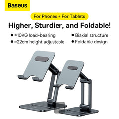 Baseus Desktop Biaxial Foldable Metal Stand for Phones