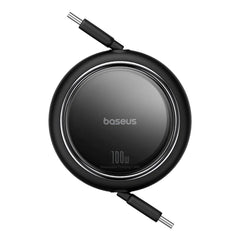 Baseus Free2Draw Mini Retractable Charging Cable Type-C to Type-C 100W - Black
