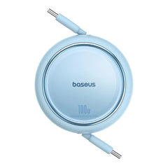 Baseus Free2Draw Mini Retractable Charging Cable Type-C to Type-C 100W - Blue