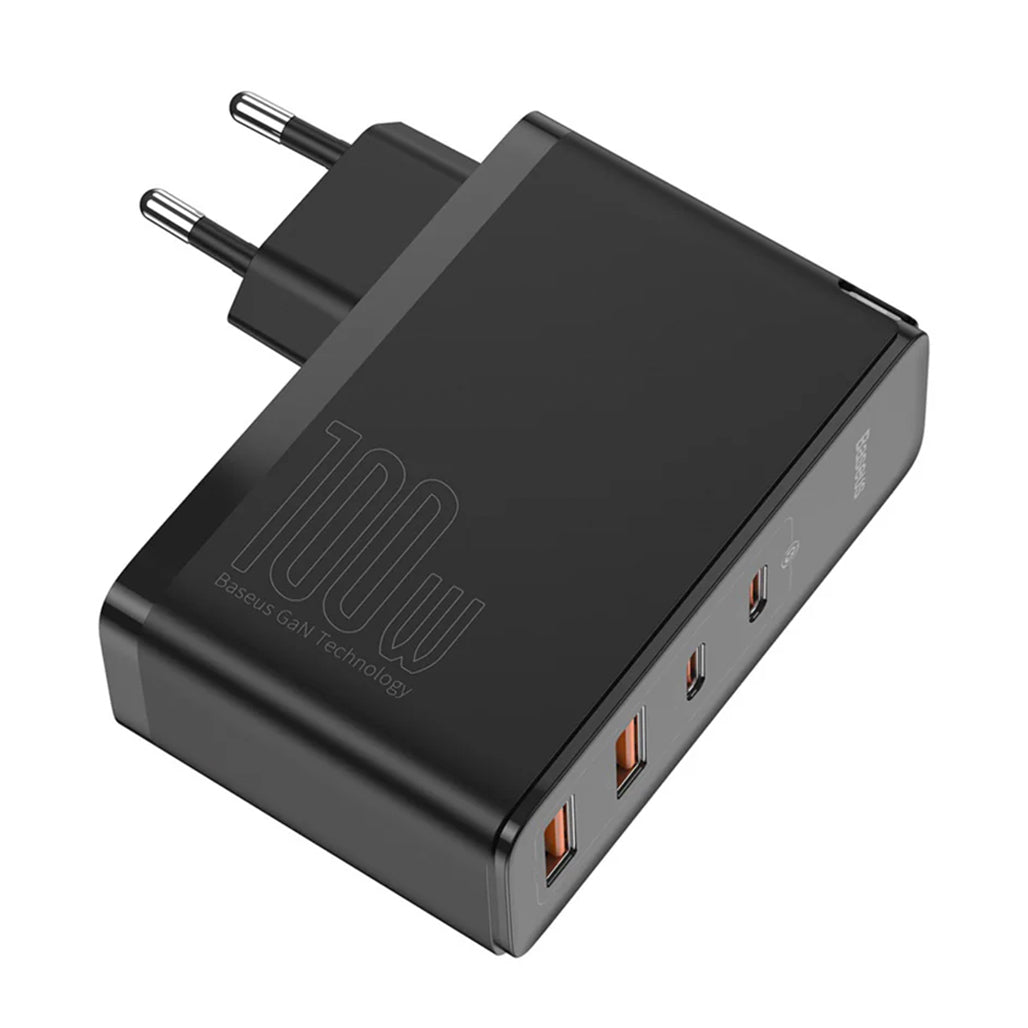 A Photo Of Baseus GaN2 4-Port Fast Charger 100W - Black