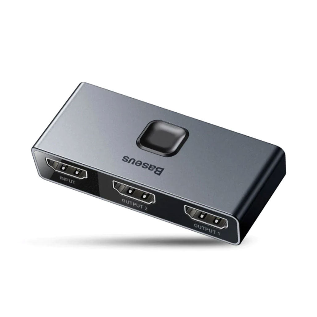 Baseus HDMI Splitter 4K 60Hz Bi-Direction HDMI Switch 1×2/2×1 HDR HDMI Audio Adapter for PS4 TV Box HDMI Switcher, 31916310200572, Available at 961Souq