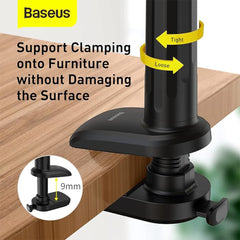 A Photo Of Baseus Otaku Life Rotary Adjustment Lazy Holder Pro for Phone & iPad - Gray