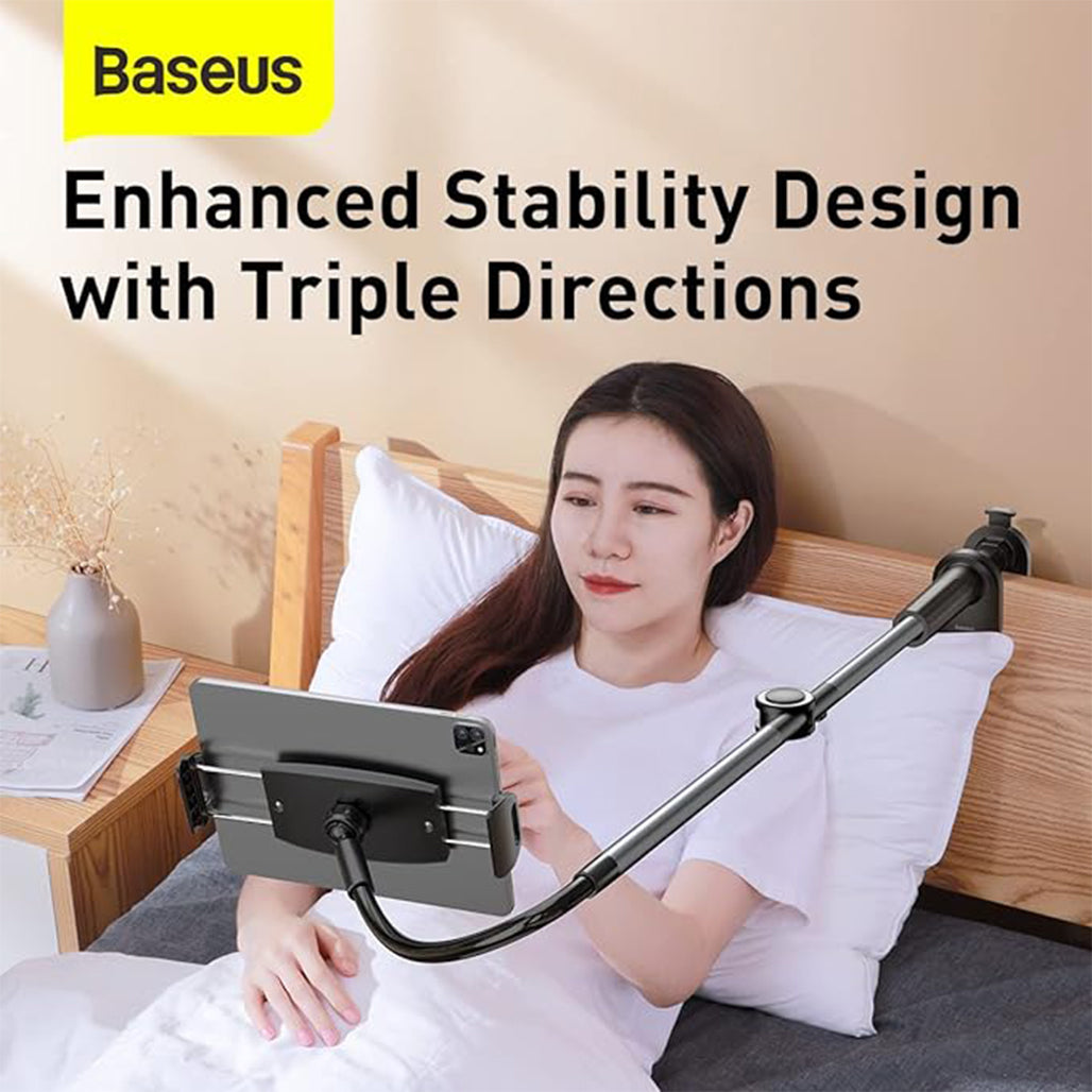 A Photo Of Baseus Otaku Life Rotary Adjustment Lazy Holder Pro for Phone & iPad - Gray